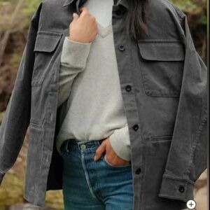 Jenni Kayne Charcoal Utility Jacket New With Tags